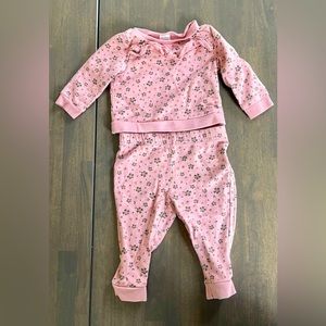 Animal Print Matching Sweatsuit Set